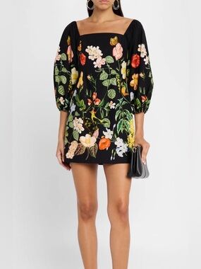 Cara Cara Montauk Dress in Nectar Black. XXS. NWT. MSRP $495.